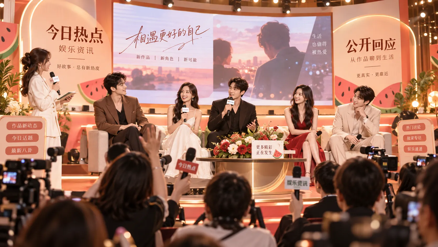 娱乐发布会与公开活动现场