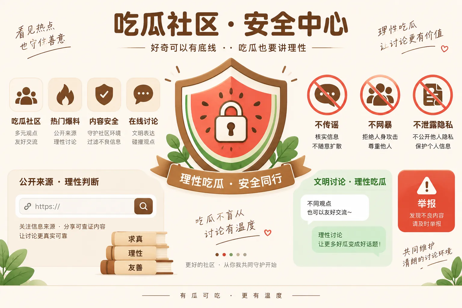 吃瓜社区内容安全与理性讨论说明